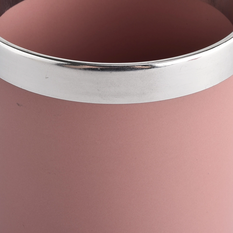 Lovely Colored Ceramic Candle Jars For Candle Making
