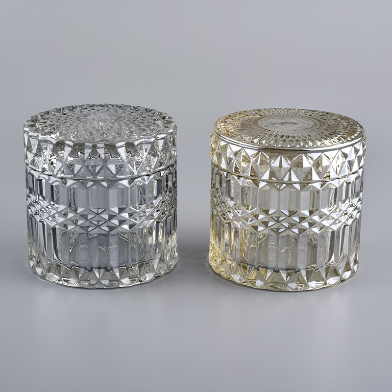 Popular Glass Candle Jar With Lids