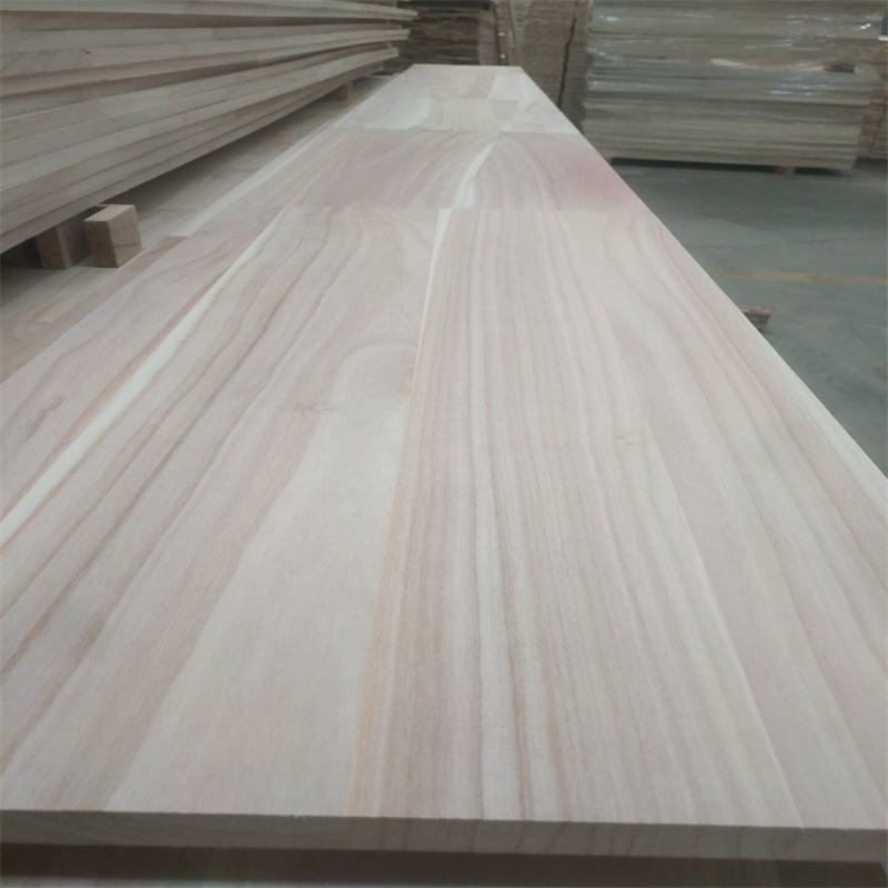 China Factory Direct Sales Paulownia /Pine/Poplar Solid Wood Panels Finger Joint Board Edge Glued Board