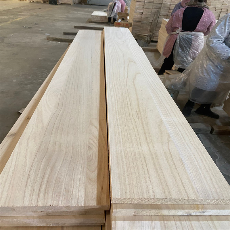Wholesale custom size paulownia AA grade solid wood board paulownia board