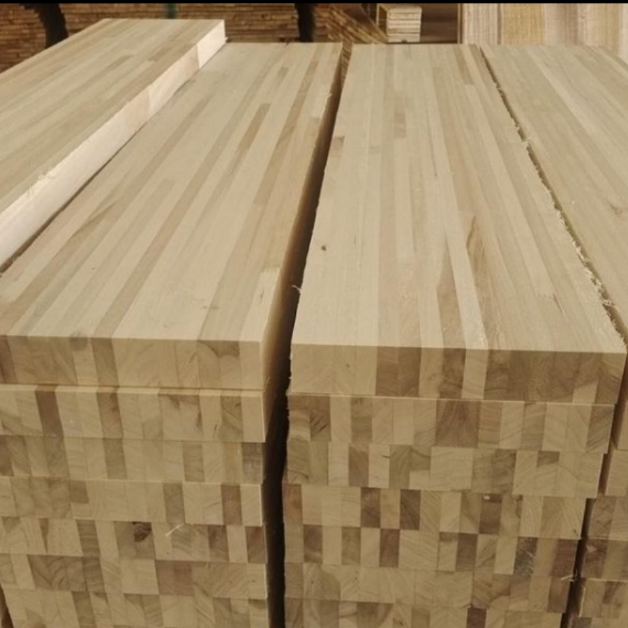 snowboard wood core blocks made from paulownia and poplar solid strips