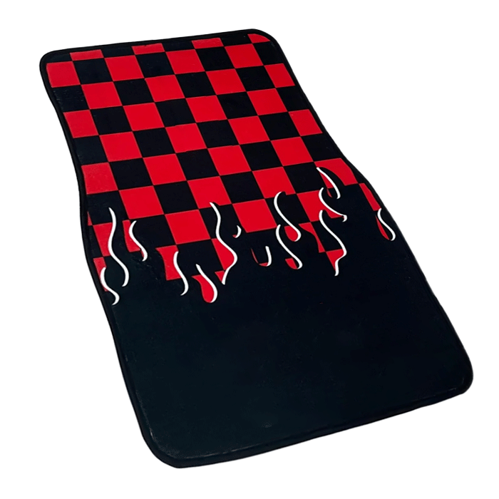 Alfombrillas de servicio pesado Alfombrillas de fibra de carbono personalizadas para camiones con pisos de vinilo