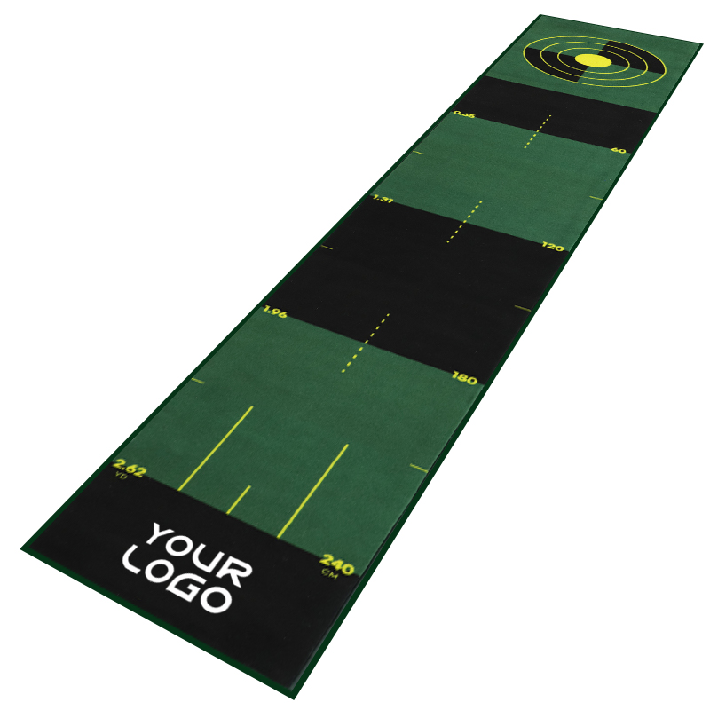 Premium Commercial Putting Green Mat with Rubber Base for Outdoor Golf Practice Hitting - COPY - d6r7ml