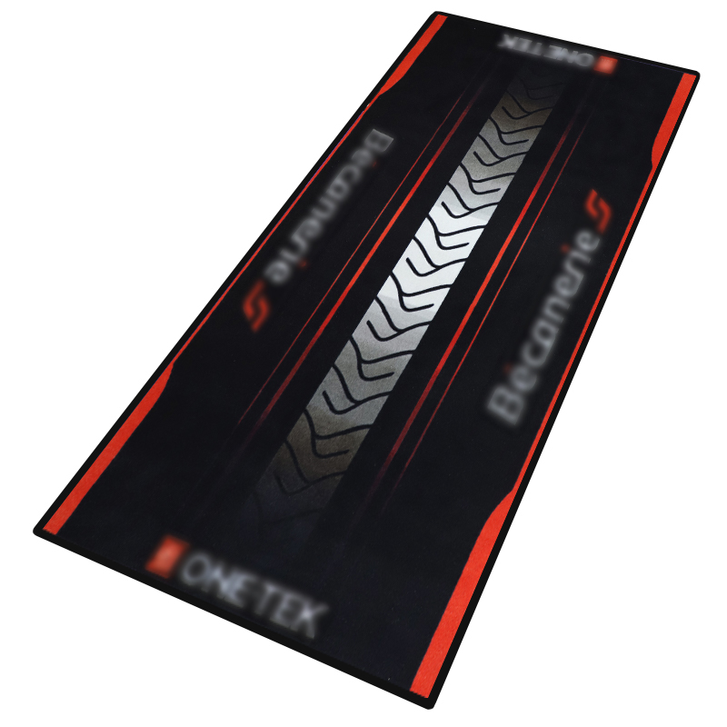 Custom Nylon Pit Mat for Motorcycle Garage Modern Washable Cut Pile Rug Easy Clean for Off-Road Adventures Novelty Design - COPY - fdvawc
