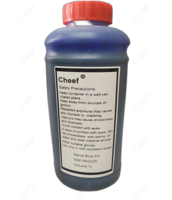 Cheef Universal Counstions Blue Ink 1000ml/bottle لطابعات النبر