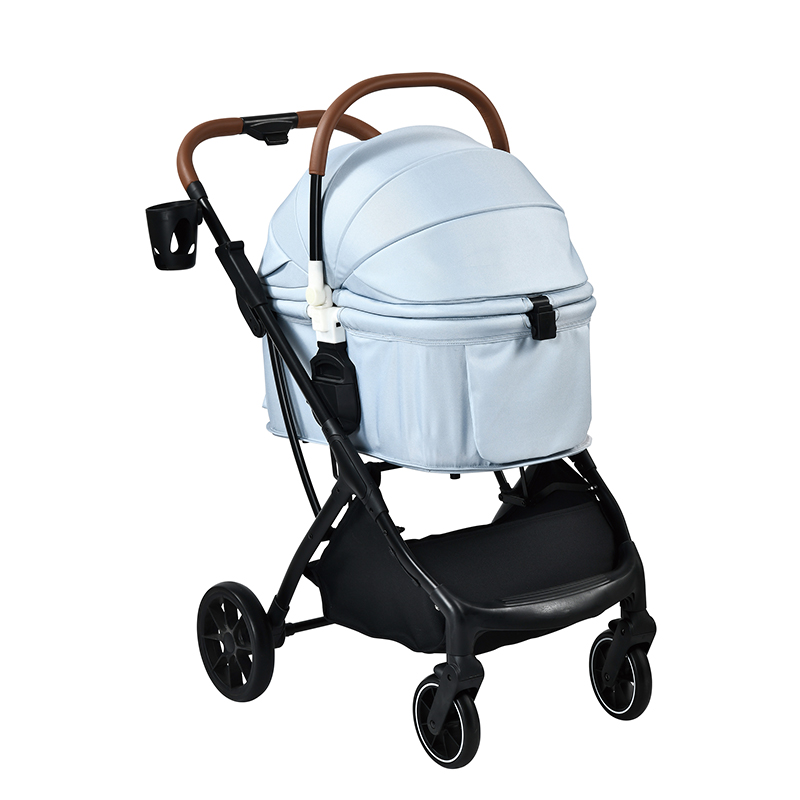 passeggino pieghevole di lusso per cani, passeggini per cani da esterno, carrello per animali domestici in vendita passeggino da viaggio per animali domestici con ruote grandi