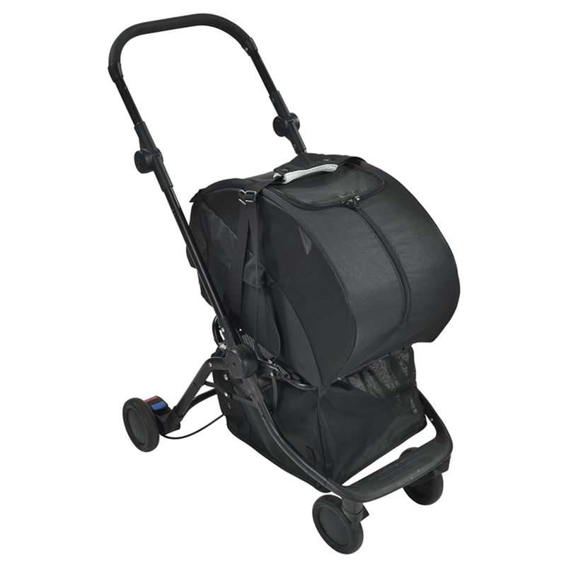 Passeggino per animali domestici Wonderfold Wagon per cani di piccola taglia con tubo di ferro