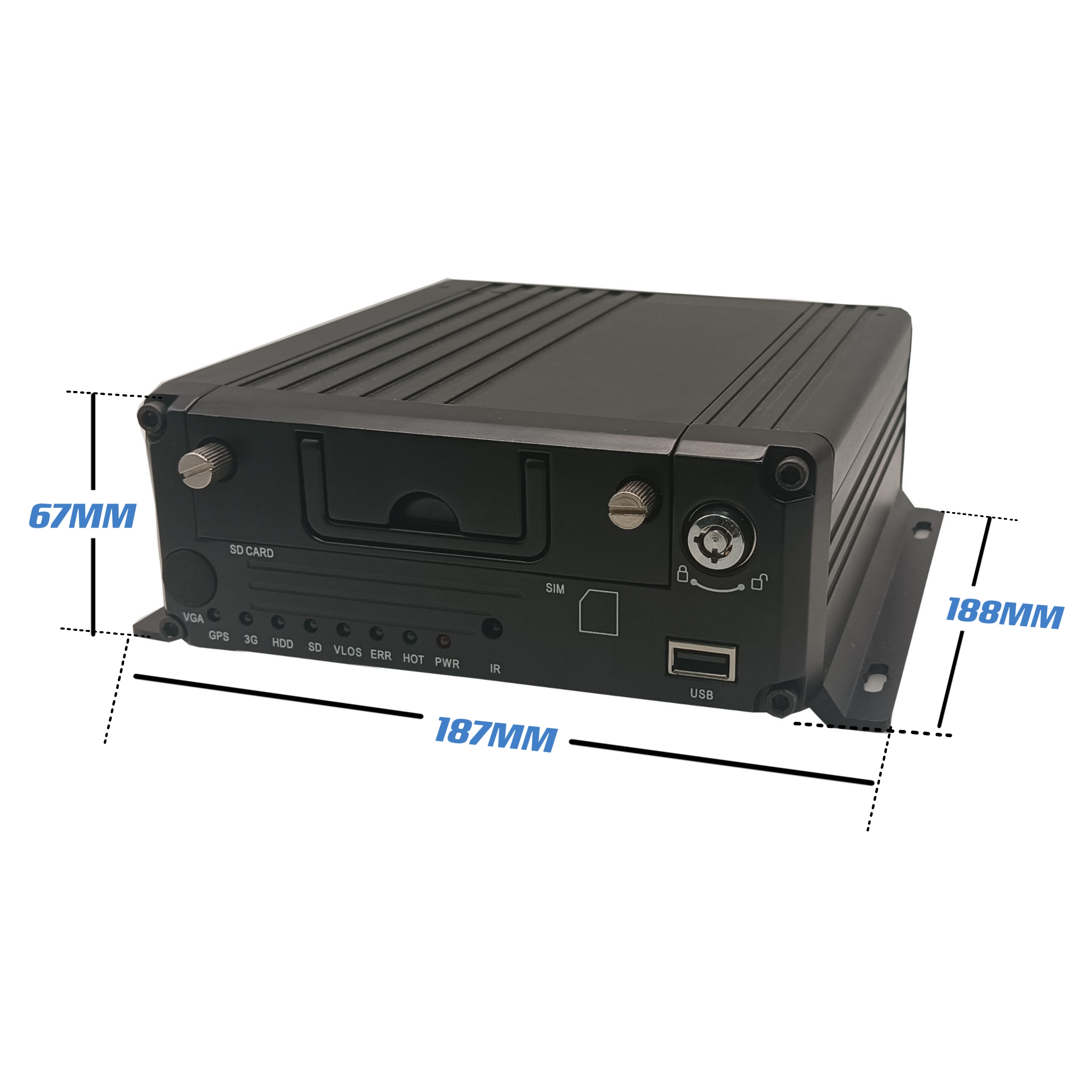 Richmor 8CH AI MDVR SUPPORT 4G GPS WIFI G-sensor AI function optional ADAS DSM 2ch BSD FUNCTION 1080p optional