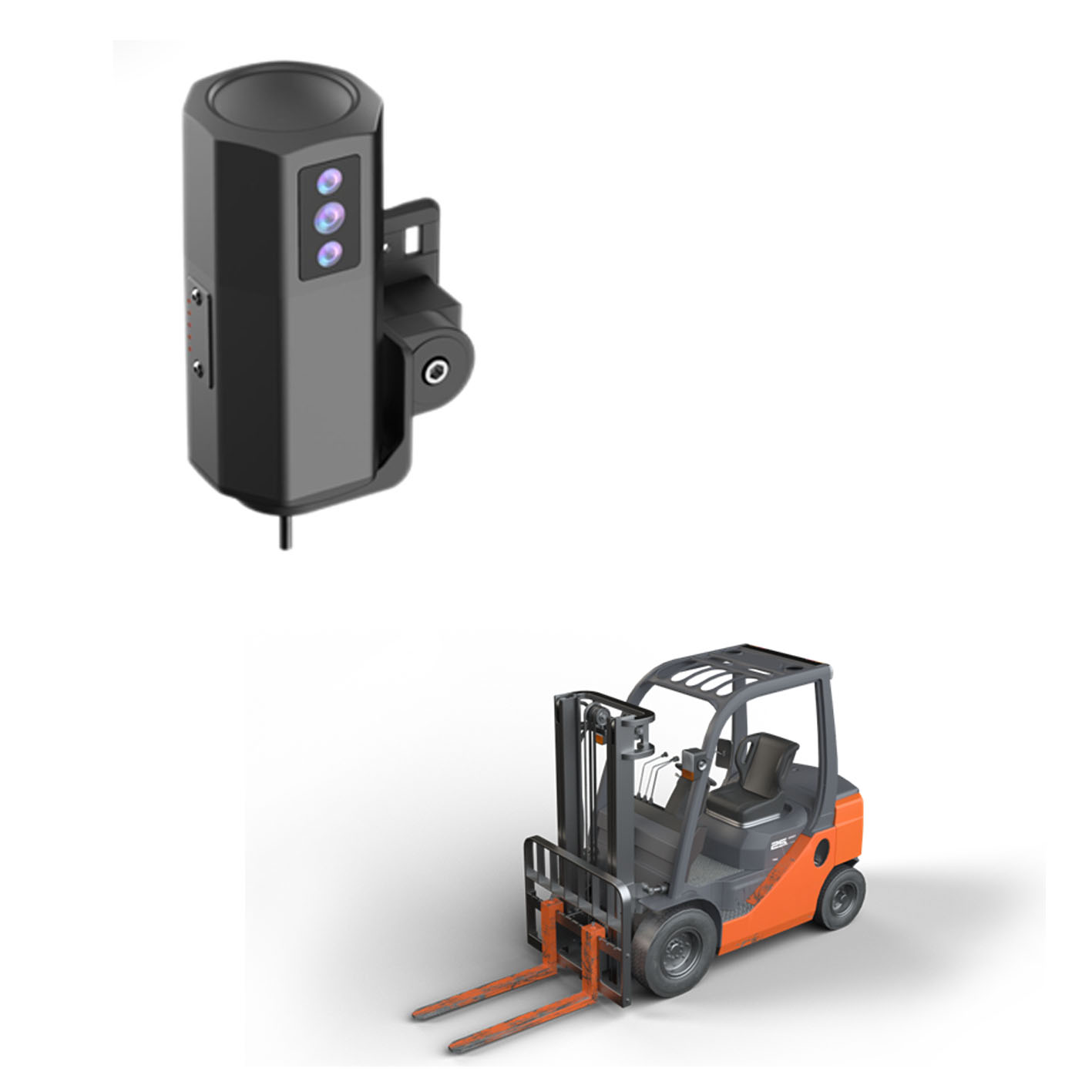 Waterproof Driver Face ID 1080P Video Recorder Fleet Management 4G GPS WIFI Mobile DVR Car Black Box For Forklift