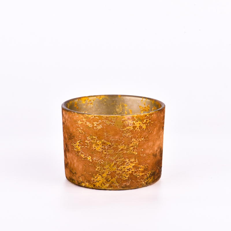 Wholesale New Decor Glass Candle Vessel 12oz Candle Container