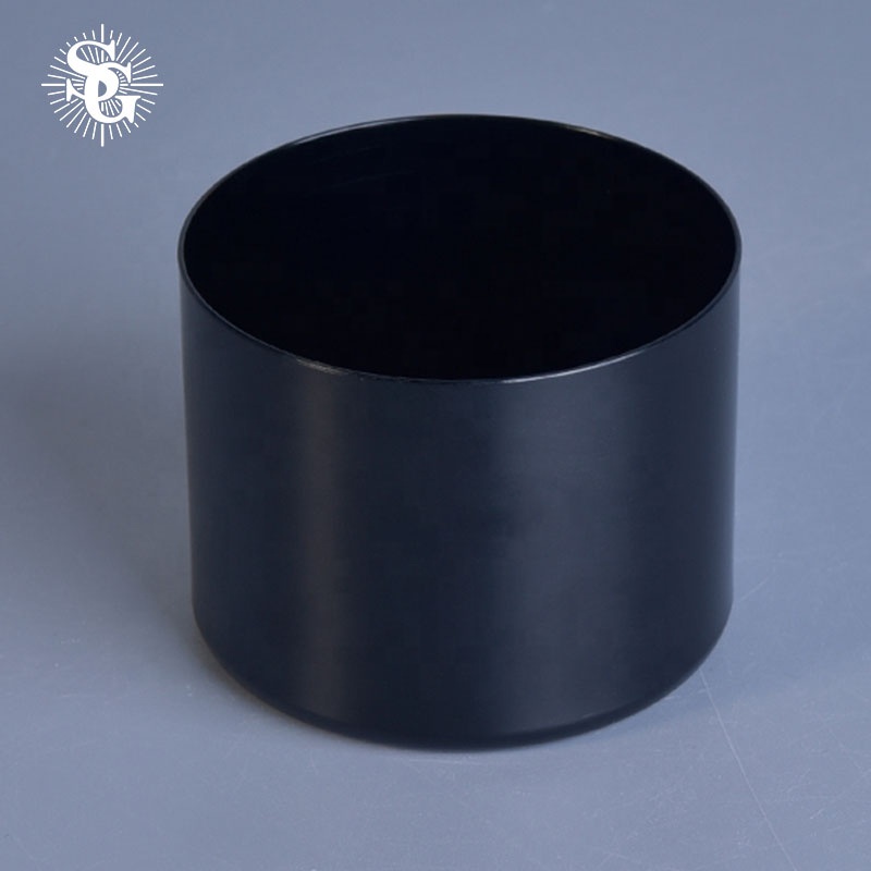 Sunny customized black empty metal candle holder in bulk