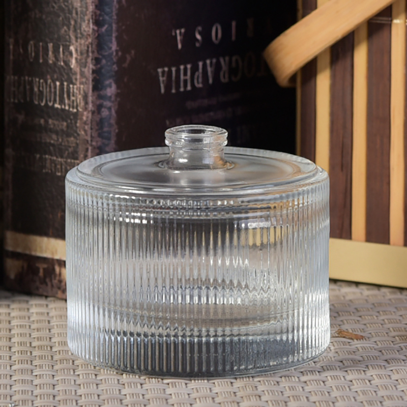 luxury clear glass bottle for fragrance