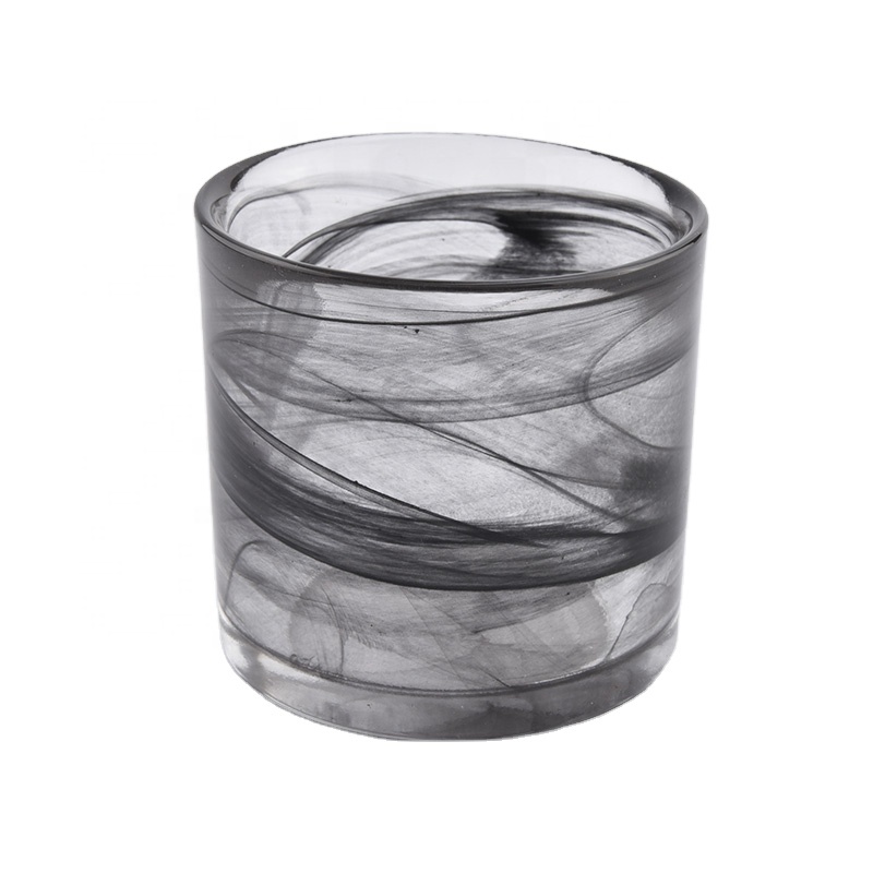 luxury home decor 4oz glass  sea candle jars