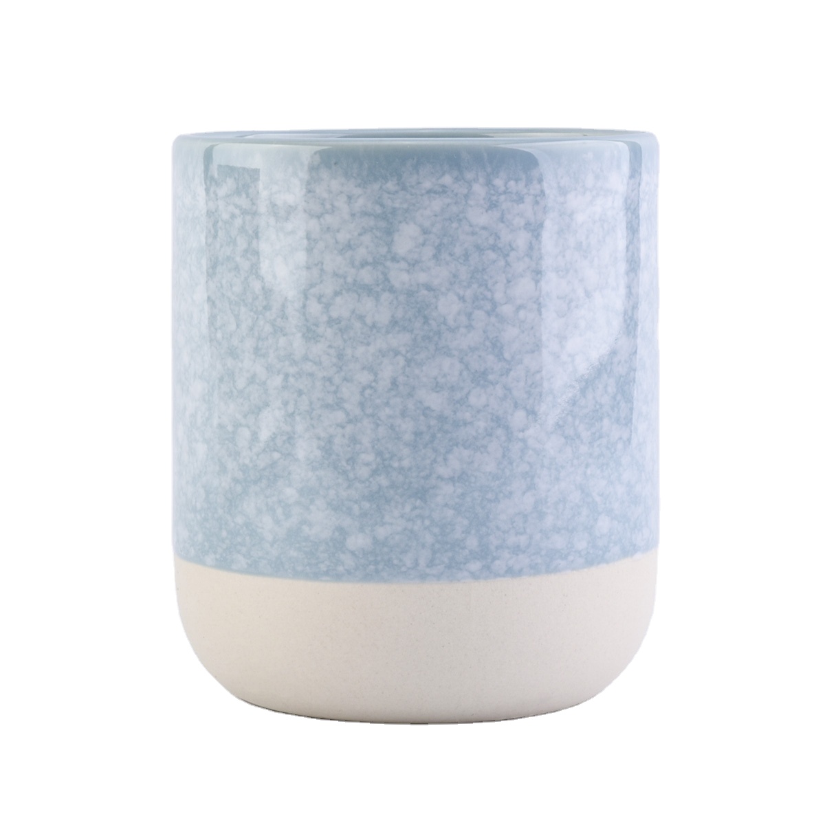 Sunny custom blue empty ceramic candle holders suppliers