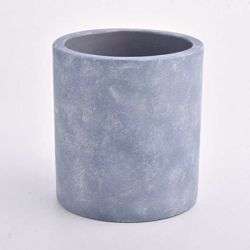 cement candle holders for candle wax