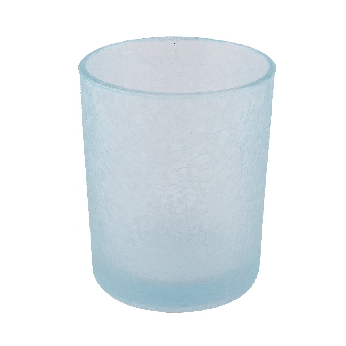frosted spraying candle vessels glass