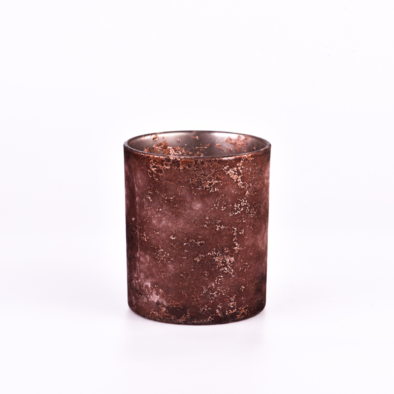 Luxus-Kerzenglas aus Goldfolie für Zuhause zur Dekoration