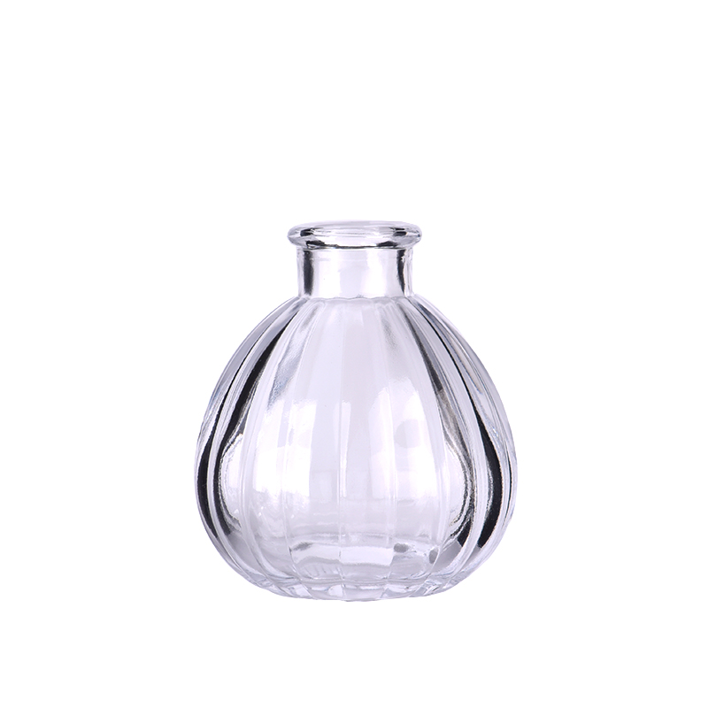 Bouteille en verre ronde en forme de fleur 100ml 150ml pour diffuseur de parfum