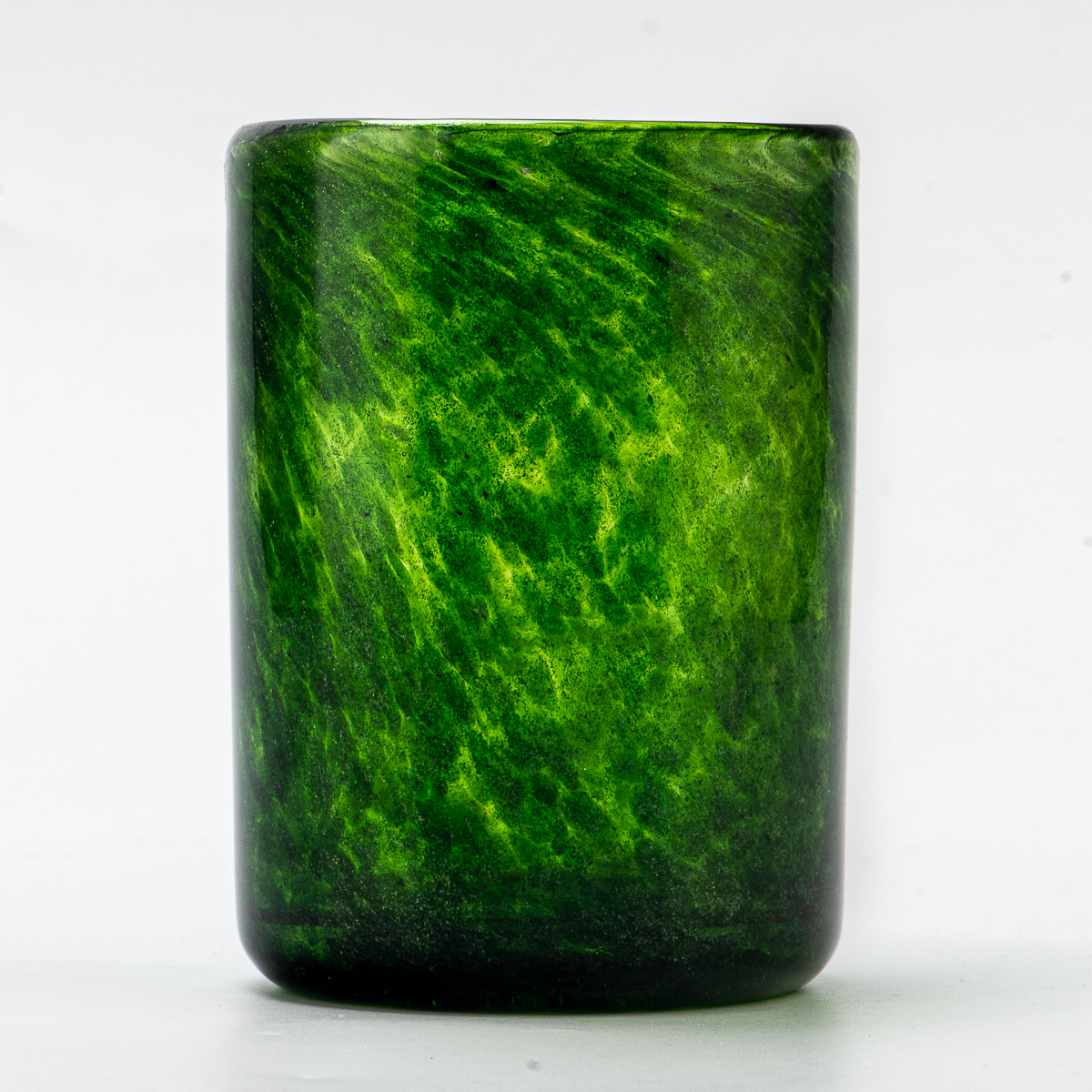 Luxury dark green glass container scented candle holder