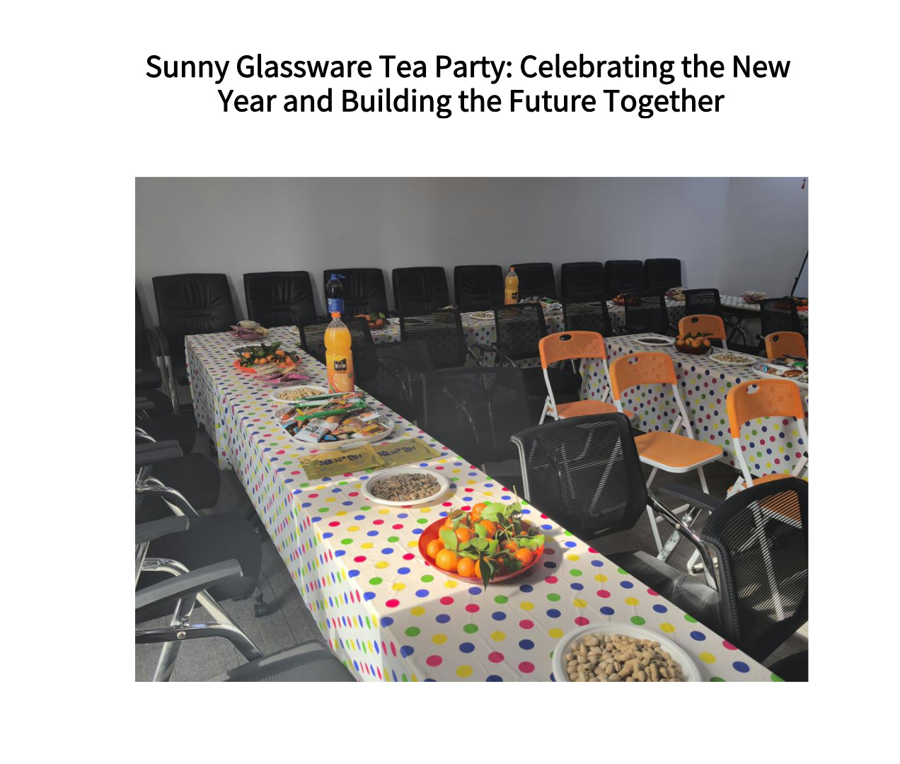 Sunny Glassware Tea Party: Celebrating the New Year and Building the Future Together