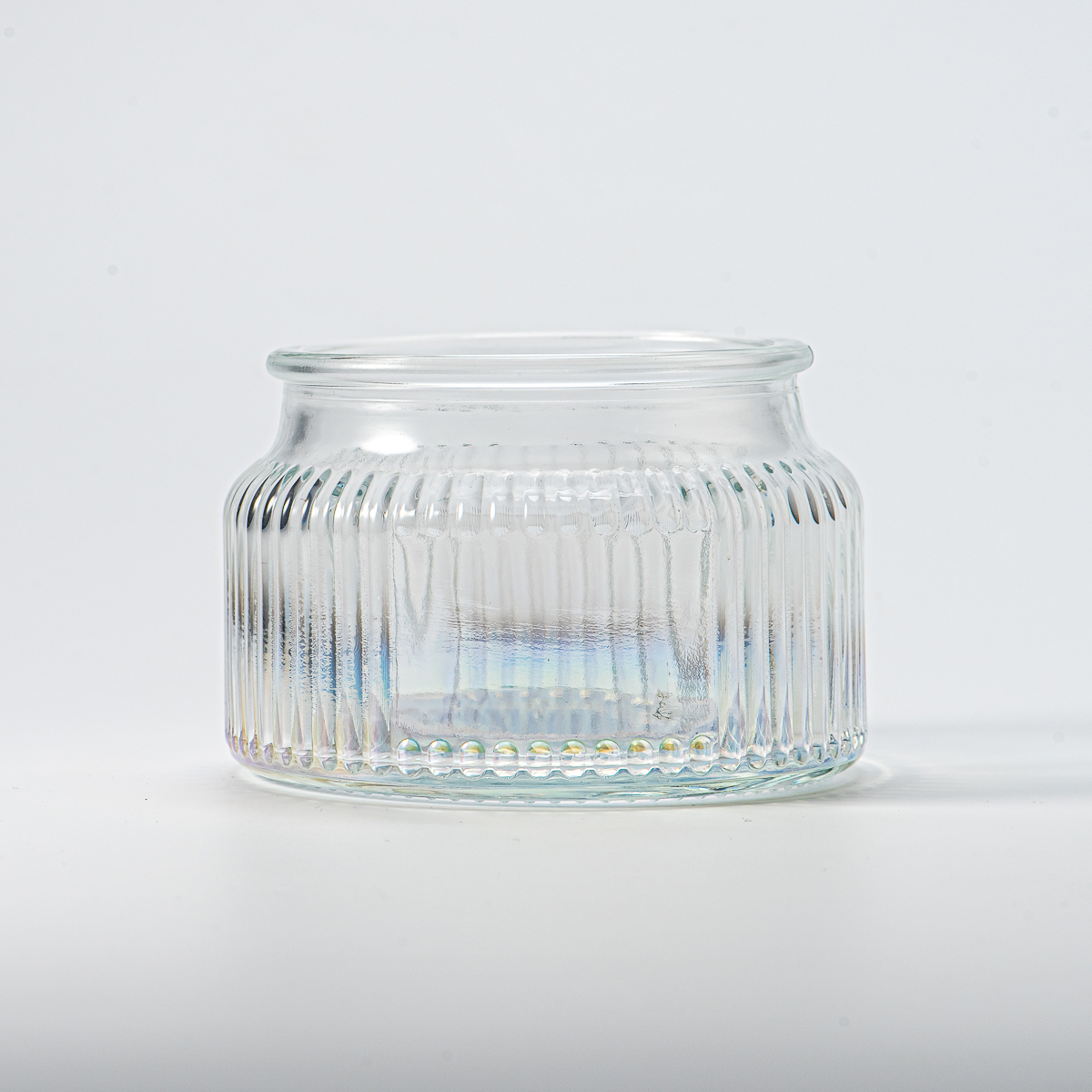 Unique design large capacity glass vessel scented candle glass jar - COPY - 12ris3