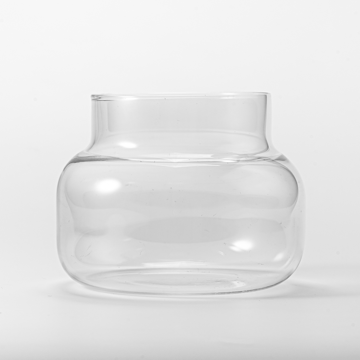 Premium Large Capacity Clear Glass Soy Candle Vessels