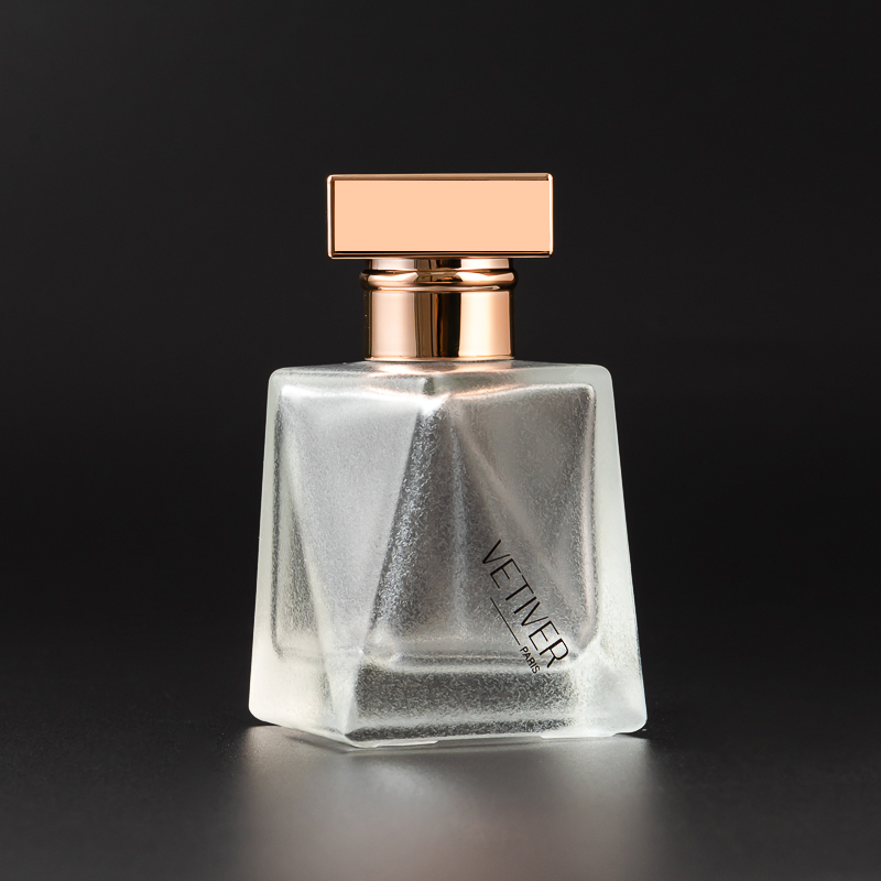 50 ml Luxus gefrostetes weißes Glas -Parfümflaschen Großhandel
