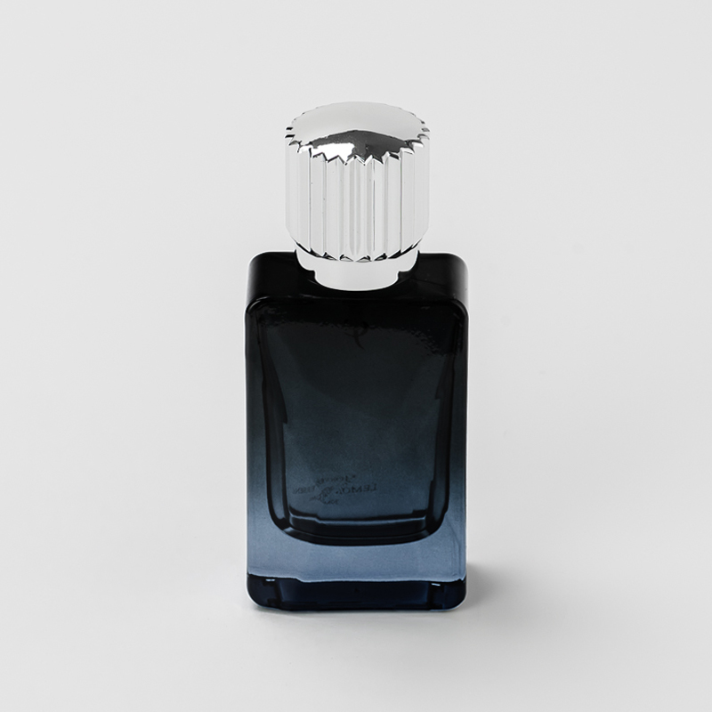 High End Gradient Color Empty Perfume Glass Bottle with Luxury Cap