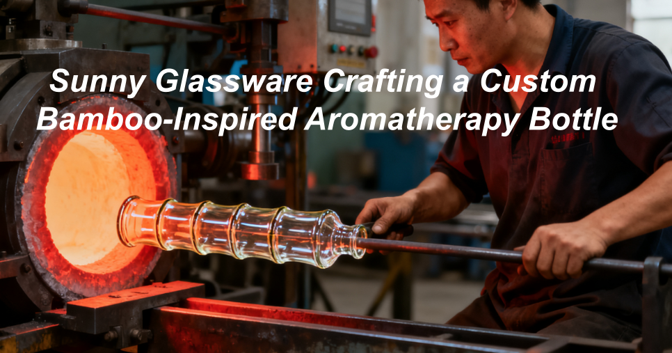Sunny Glassware Crafting a Custom Bamboo-Inspired Aromatherapy Bottle