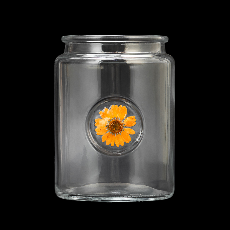 Wystrój wnętrz Szkło o dużej pojemności 770 ml Produkcja pustych słoików na świece