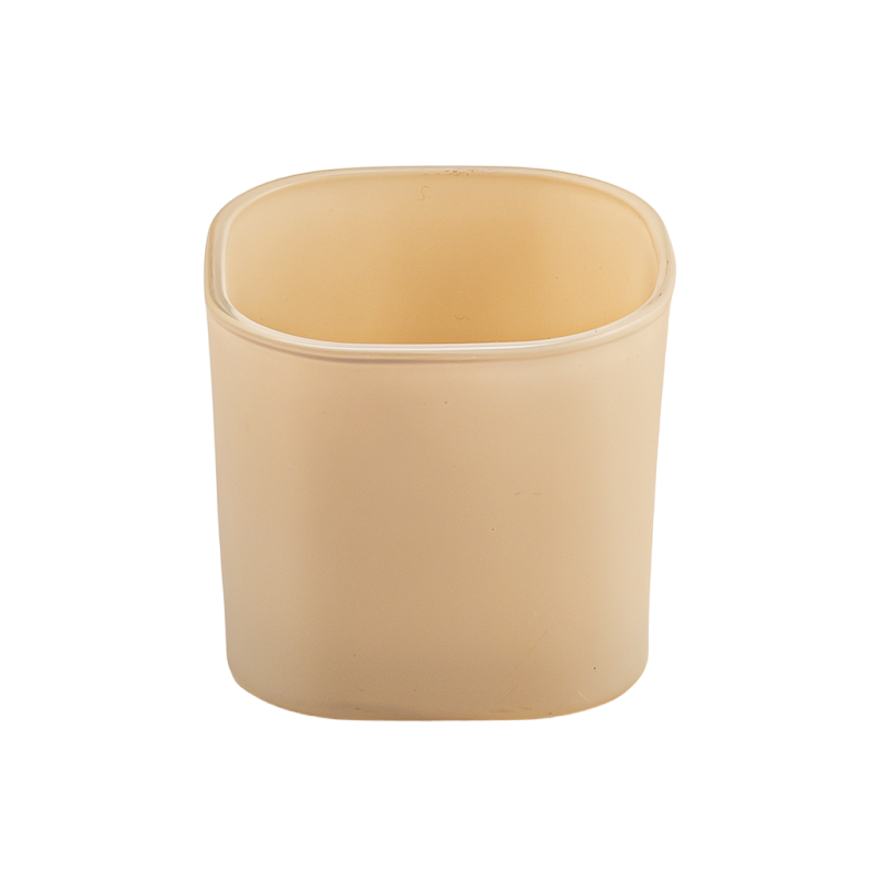 Mewah Matte Square Glass Lilin Borong Borong