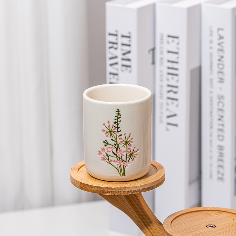 Hurtownia ceramicznych świeczników pustych glinianych pojemników na naczynia Home Decor