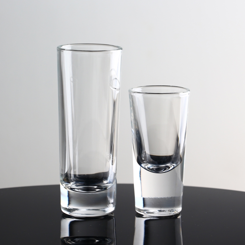 1.5 oz Clear Shot Glasses Cups Set with Heavy Base