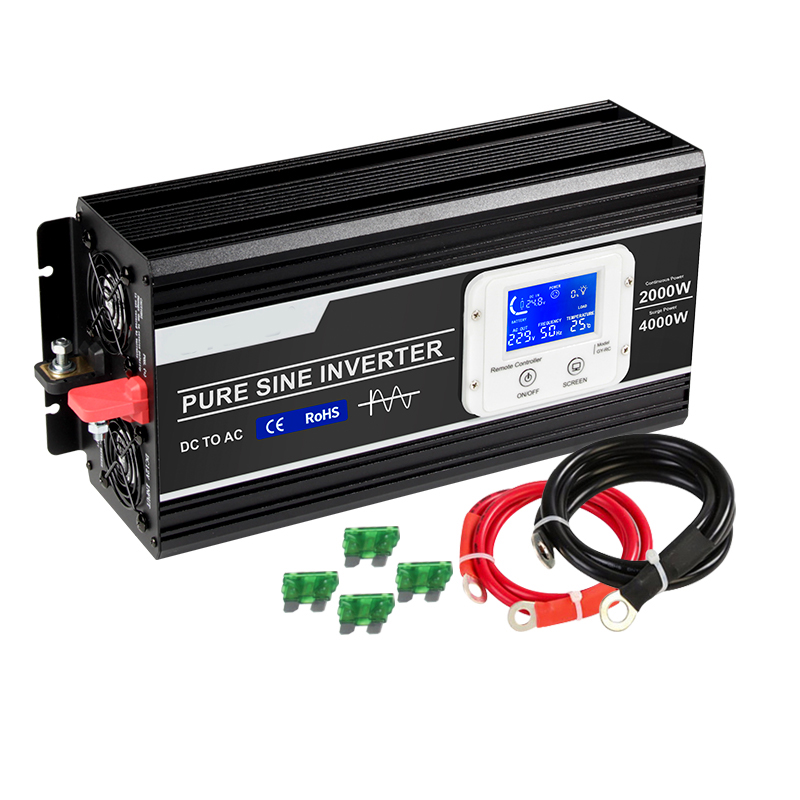 2000W Power Inverter with Removable LCD