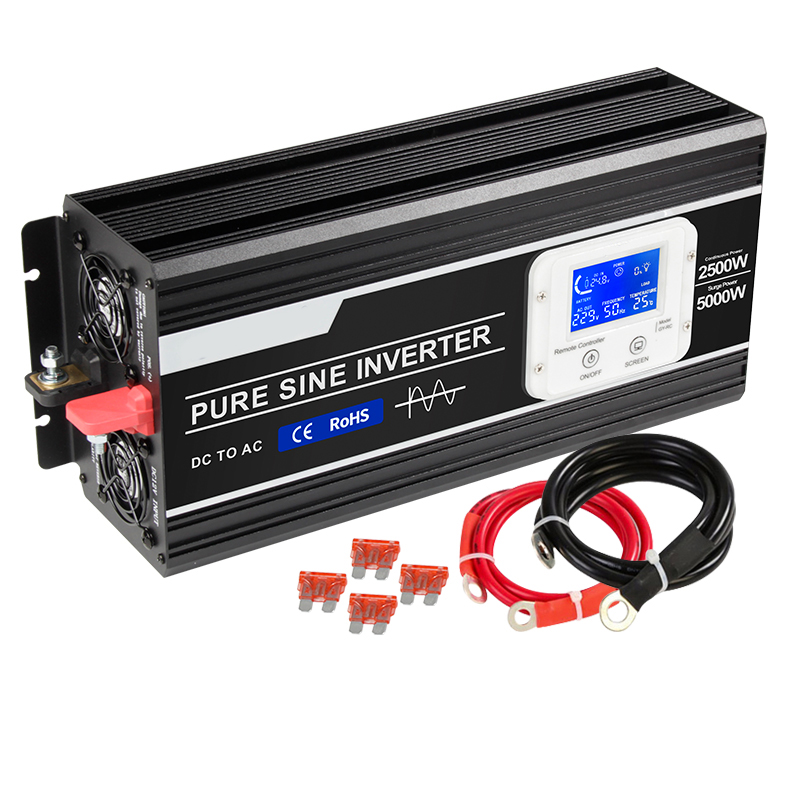 2500W Power Inverter with Removable LCD