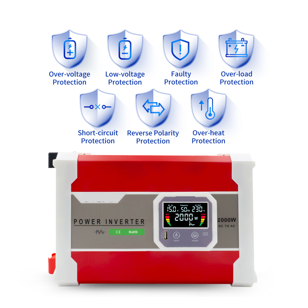 2000 Watt Pure Sine Wave Power Inverter