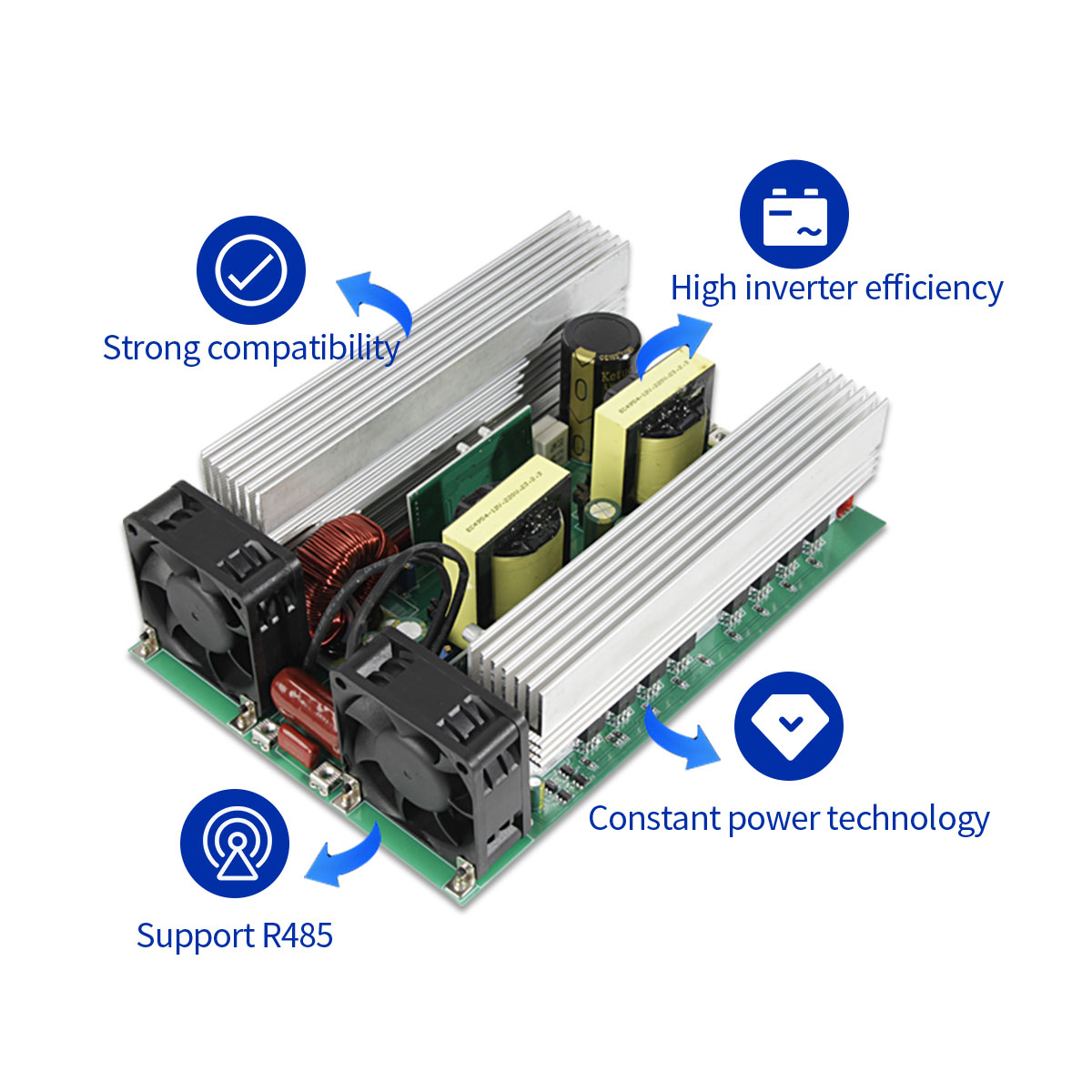 48V 220V 1500W Inverter PCBA