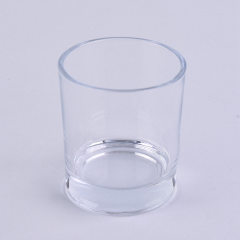 Barattolo di vetro di vetro di base di lusso 7oz trasparente di lusso