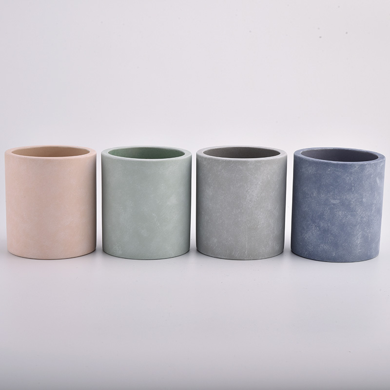 candle making containers wholesale concrete candle holders