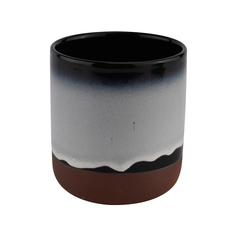 豪华古董10oz陶瓷蜡烛罐