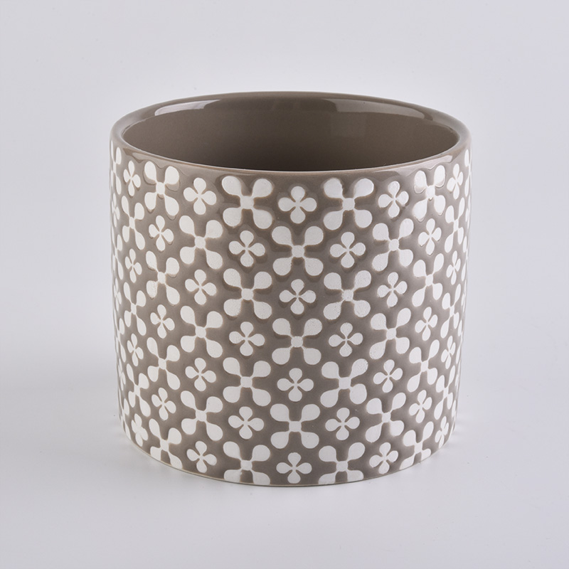 Home Decoration Empty Ceramic Candle Vessels For Candle Making - COPY - a7wbms