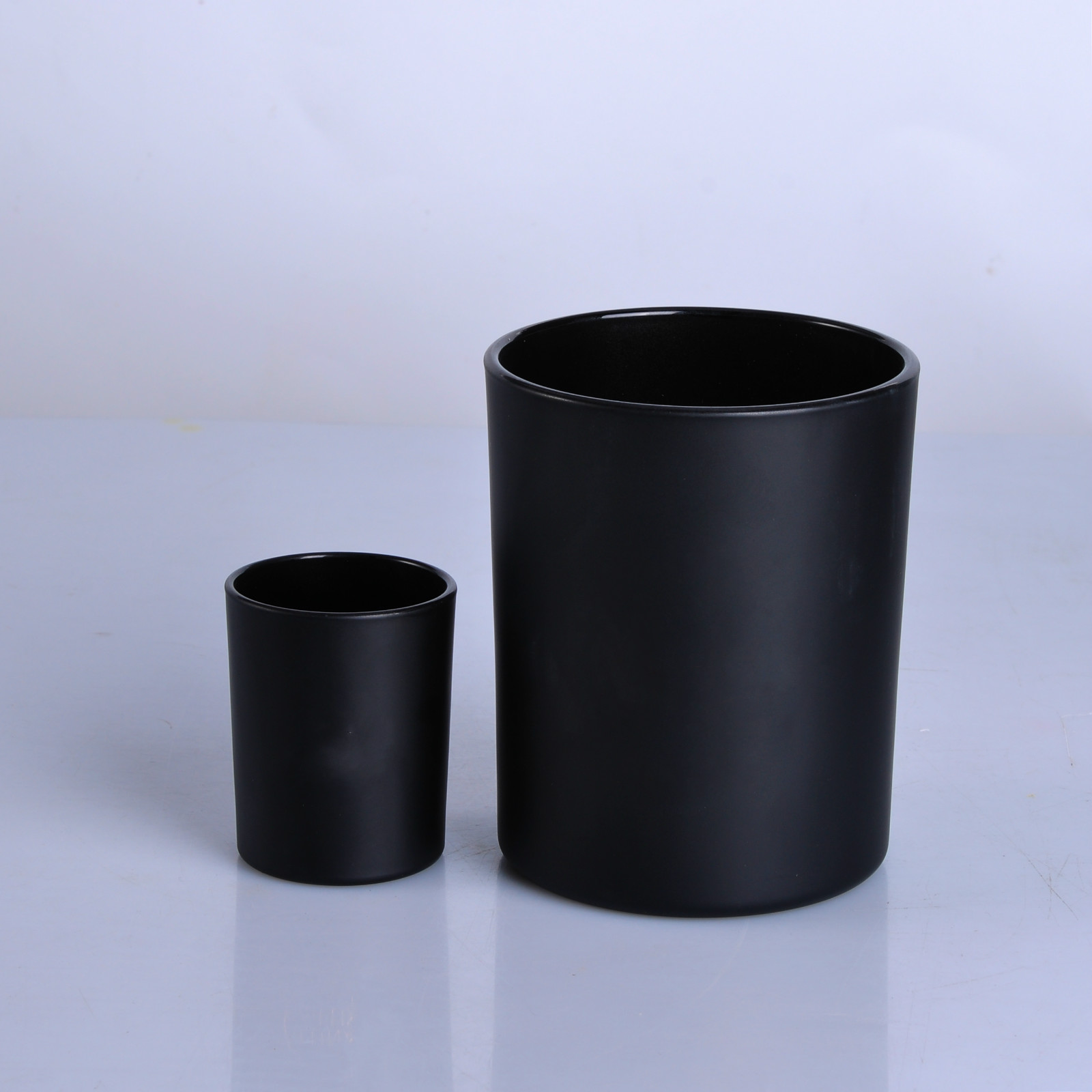 Black Candle Jars Glass Wholesale