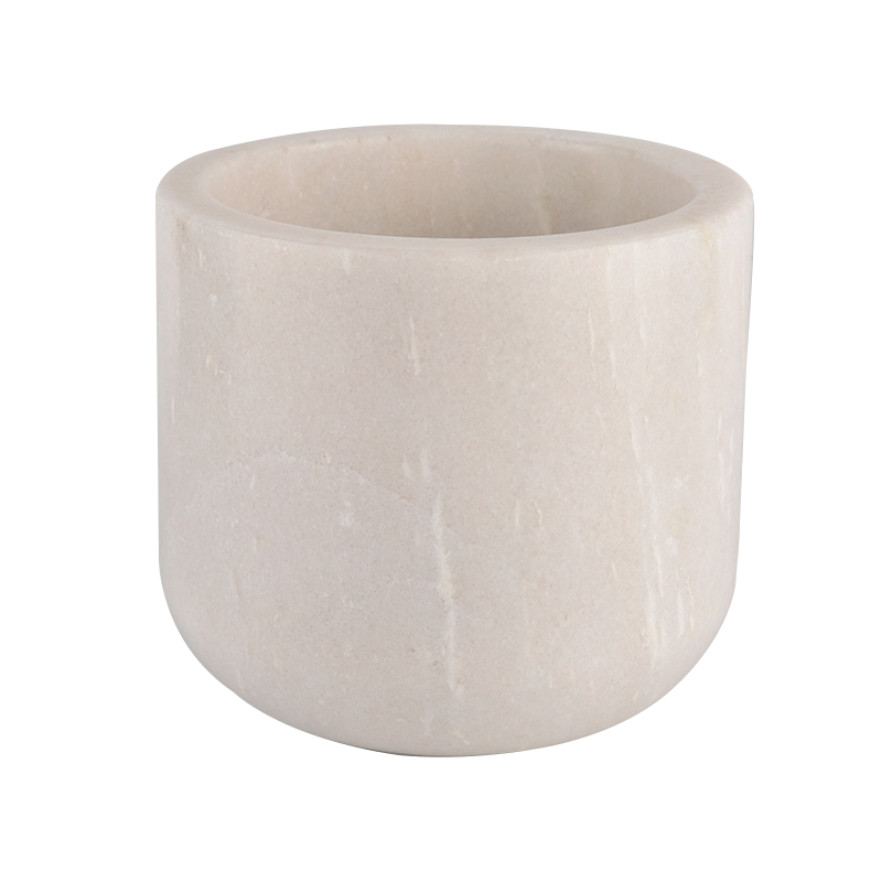 14oz 16oz marmora baltā cilindra sveču turētājs vairumtirdzniecībai