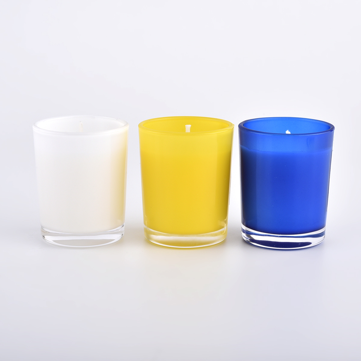 Популярні циліндрові скляні свічки JAR Custom Colors