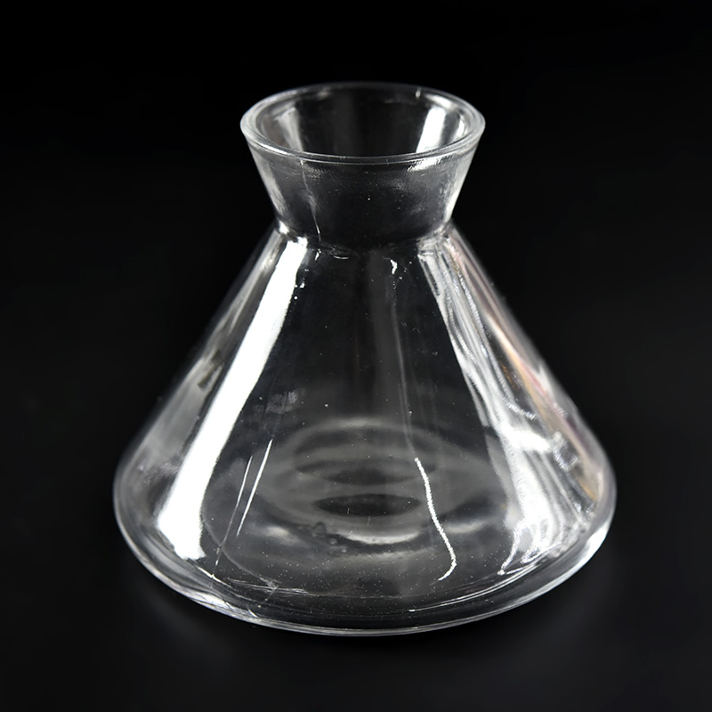 Kužeľové kryštálové sklenené fľaše pre olejové vône