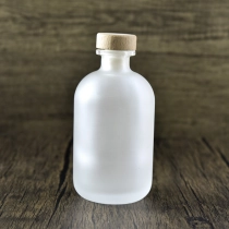 Chiny frosted white cylinder glass Aromatherapy diffuser bottles - COPY - bjddl2 producent
