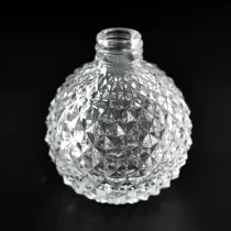 Kina Luksus Diamond Effect 220ml Luksus Cylinder Glasflaske til Home Deco fabrikant
