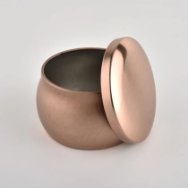 Kina 4.5oz Copper Metal Tin Candle Beholdere fabrikant