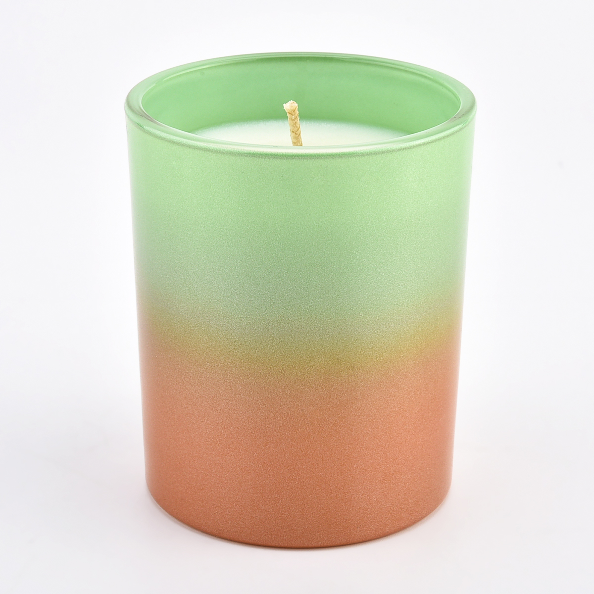 8oz 10oz 12oz 16oz gradient color ombre glass candle jars