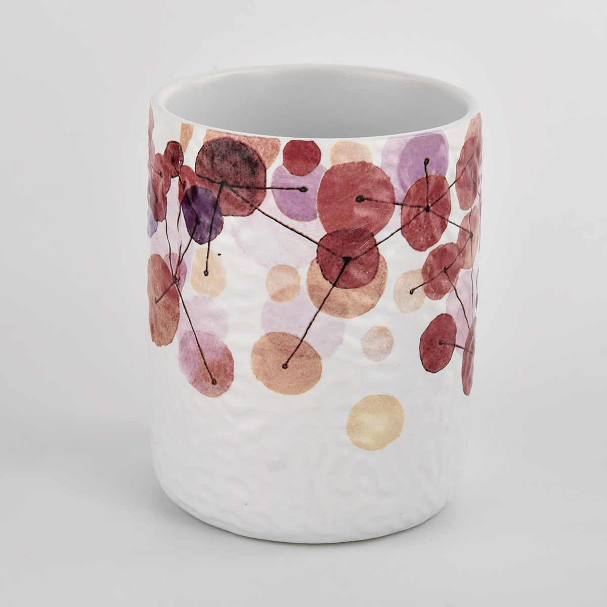 Borong Ceramic Ceramic Candle Jar Holder Candle Holder for Gift